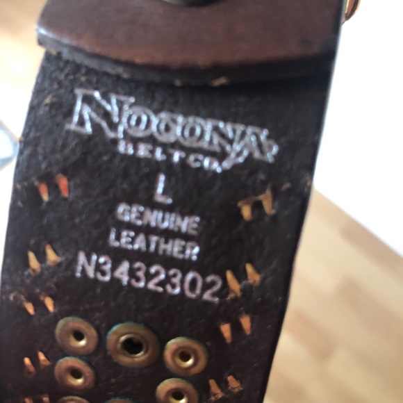Women’s Nocona Leather Western Belt Size L
